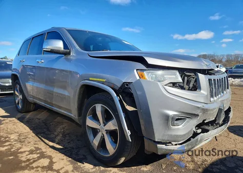 2015 Jeep Grand Cherokee Overland z USA, uszkodzony, nr VIN 1C4RJFCG7FC941923